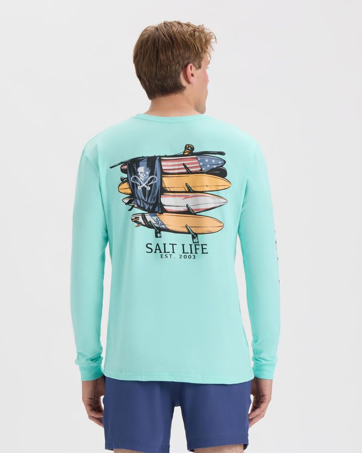 Men's American Quiver Long Sleeve Shirt