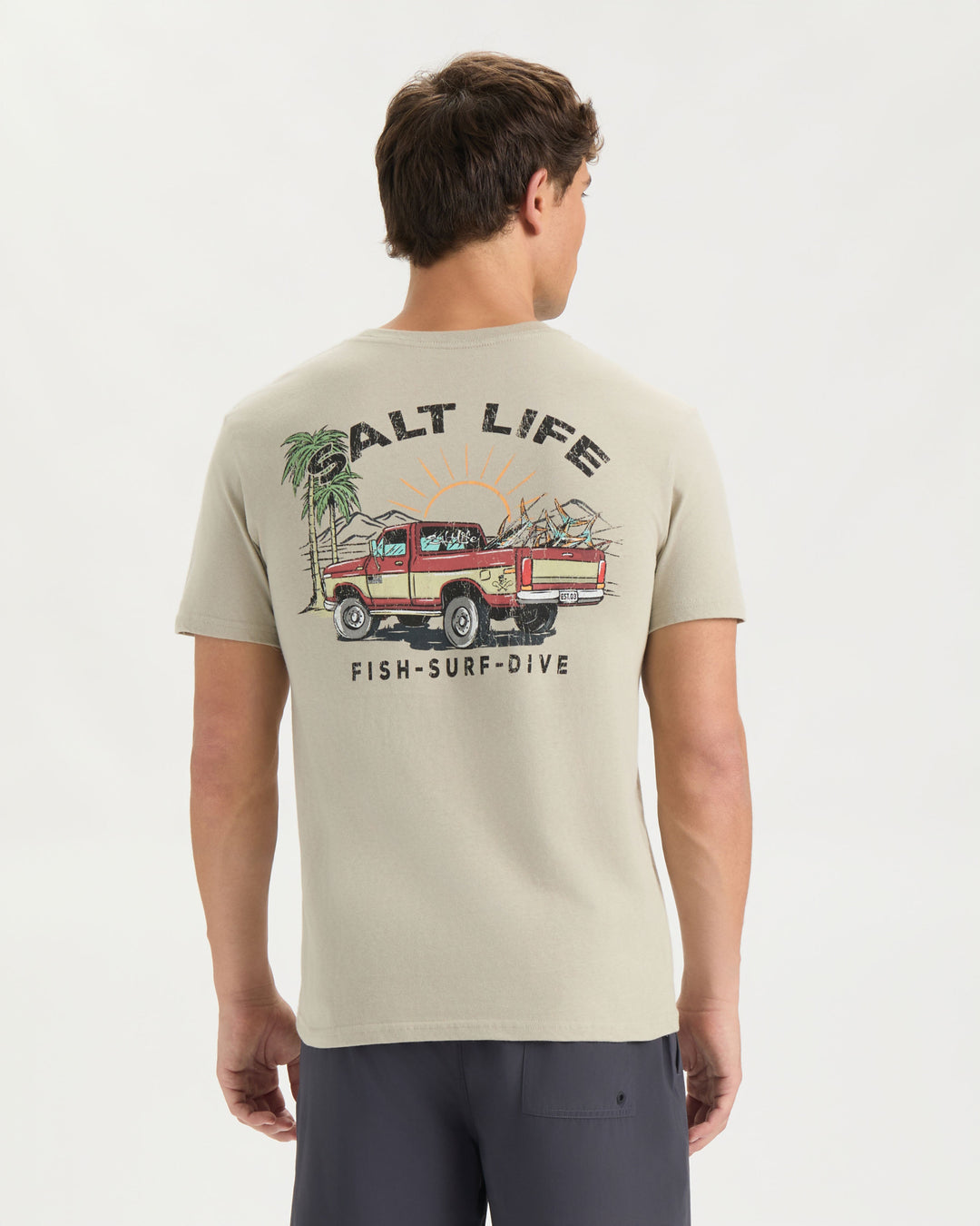 Men’s Trucks and Tail Short Sleeve Tee