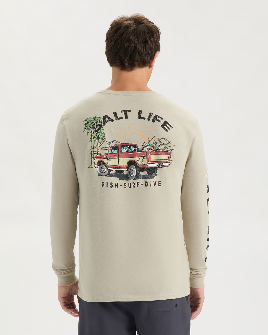 Men’s Truck and Tail Long Sleeve Shirt