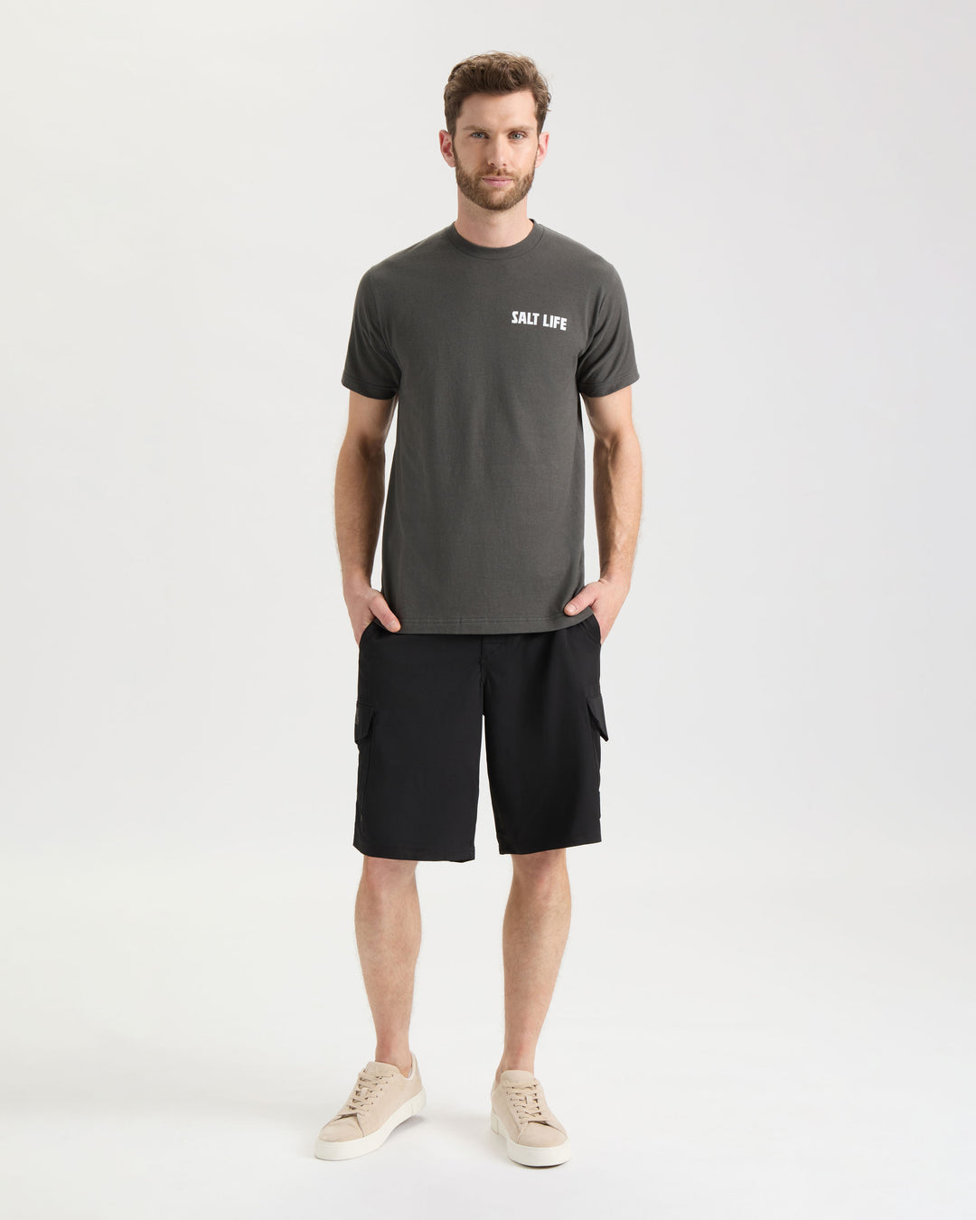Men's Line Above or Below Short Sleeve Tee