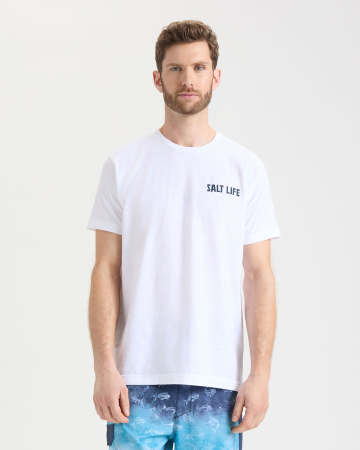 Men's Line Above or Below Short Sleeve Tee