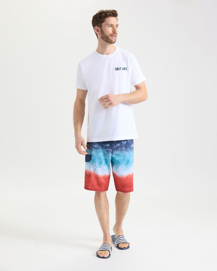 Men's Line Above or Below Short Sleeve Tee
