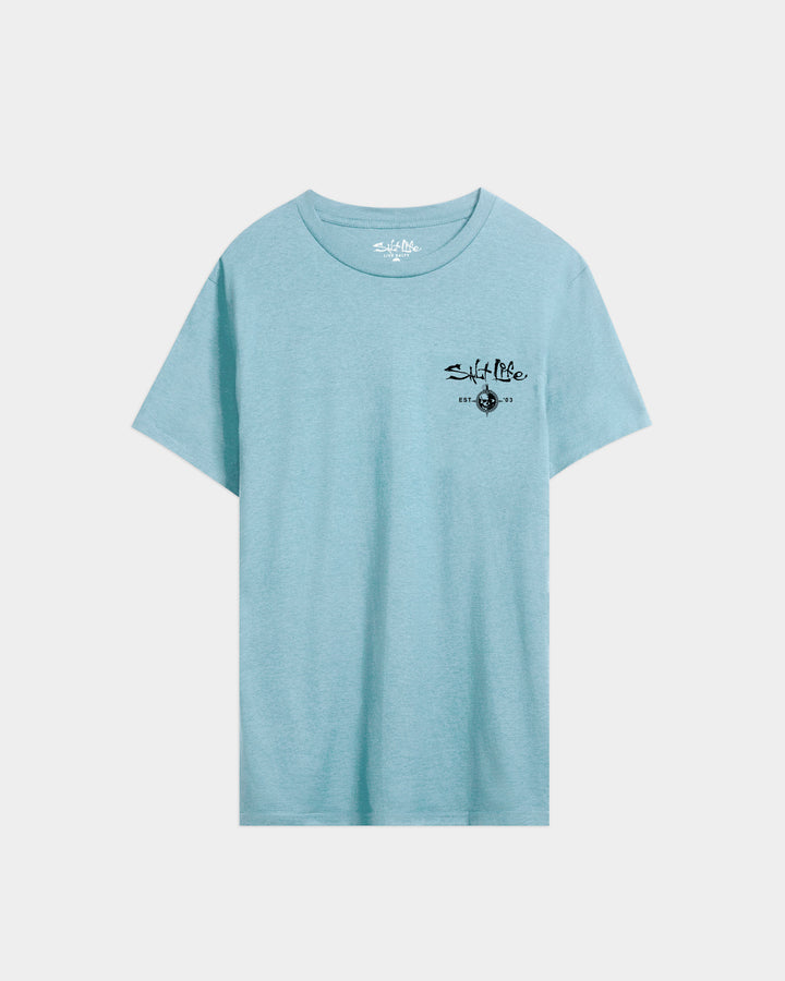 Men’s Salty Forecast Boat Short Sleeve Tee