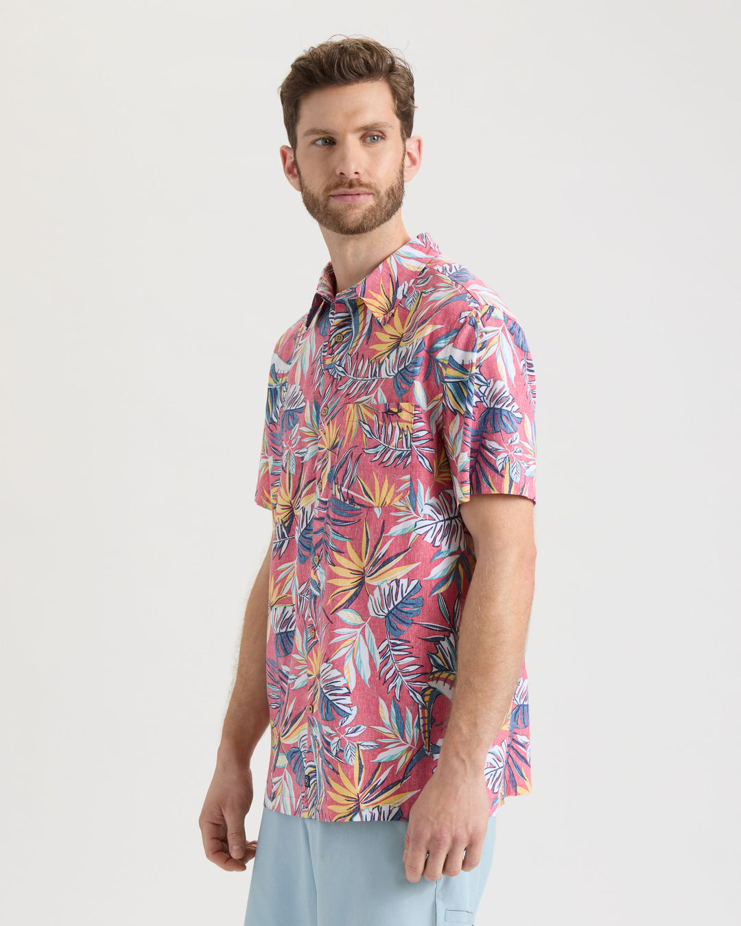 Men's Lush Canopy Woven Short Sleeve Shirt
