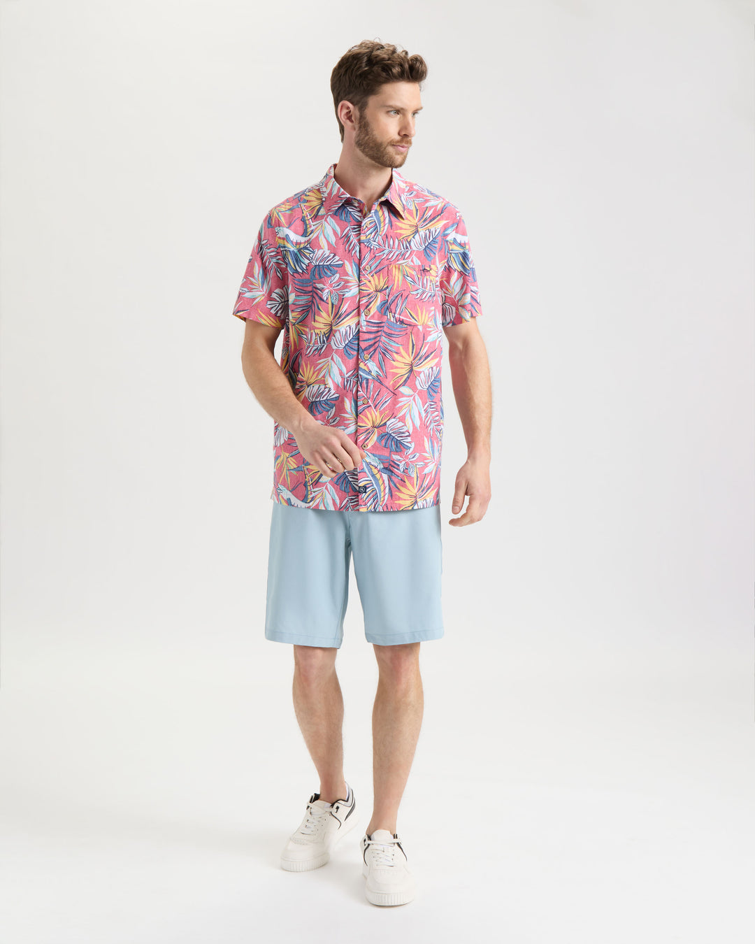 Men's Lush Canopy Woven Short Sleeve Shirt