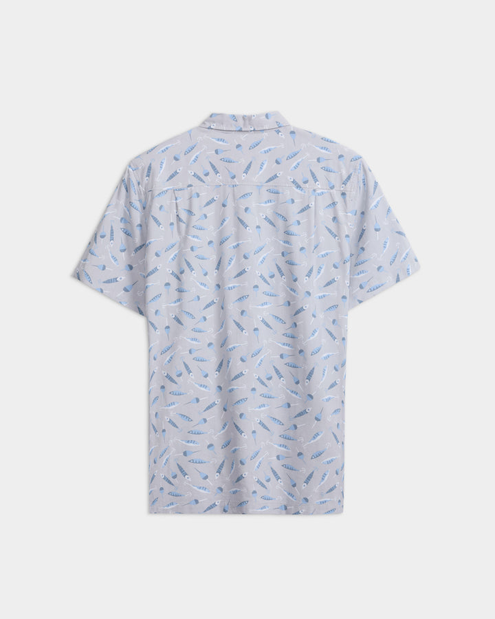 Men's Tempting Tackle Woven Short Sleeve Shirt