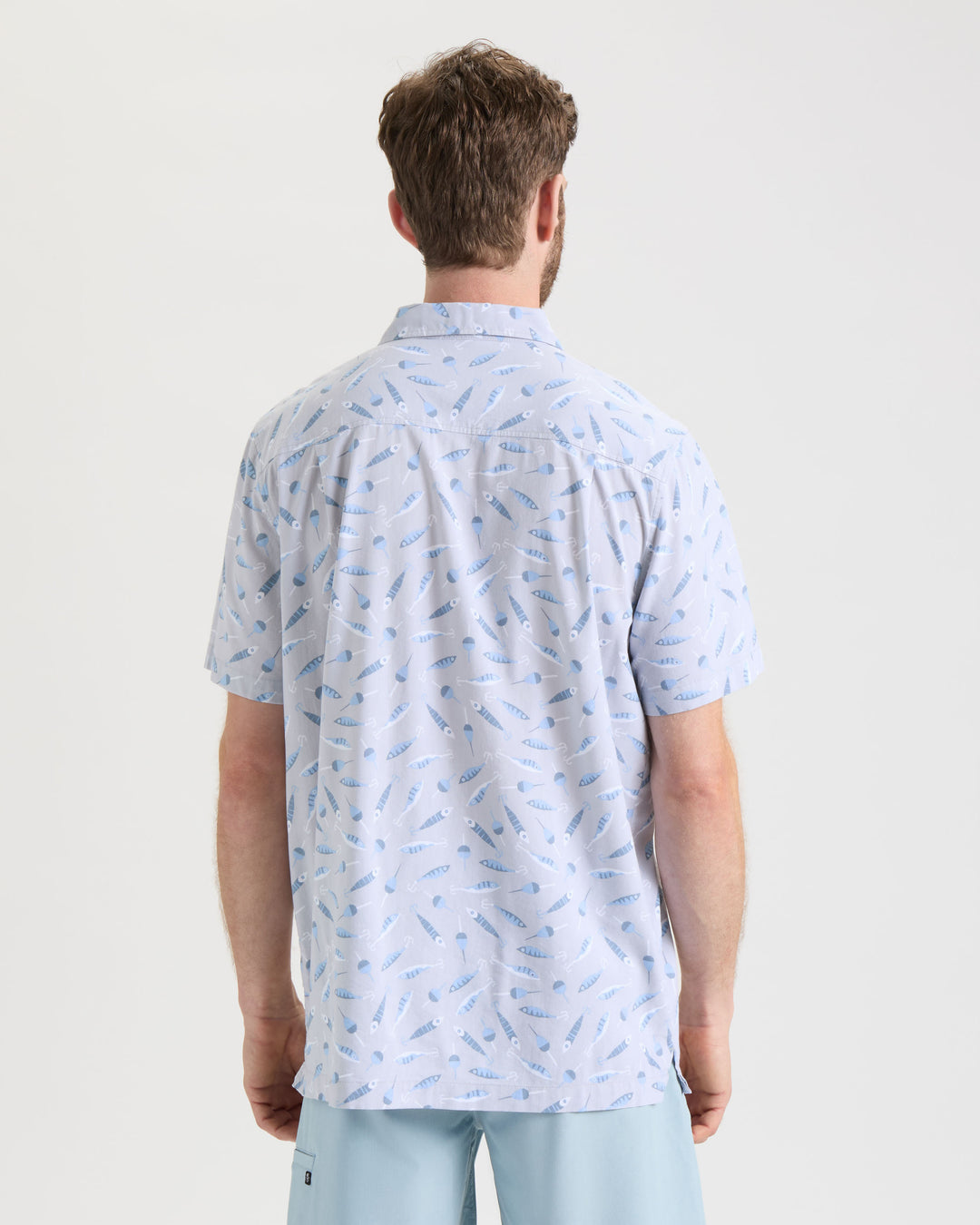 Men's Tempting Tackle Woven Short Sleeve Shirt