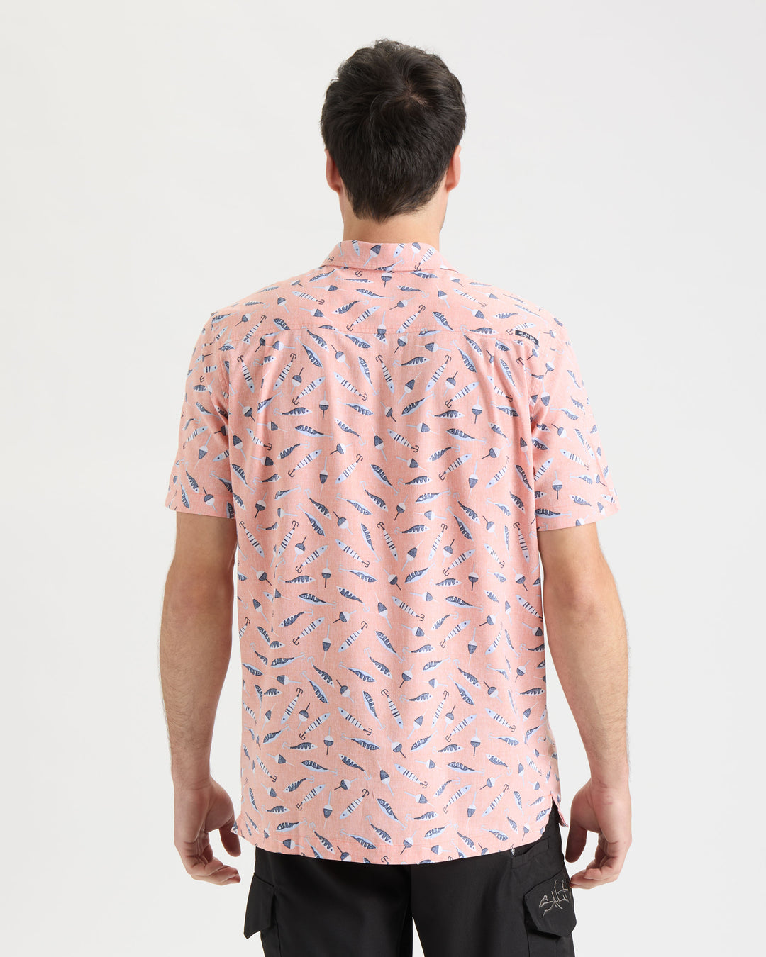 Men's Tempting Tackle Woven Short Sleeve Shirt