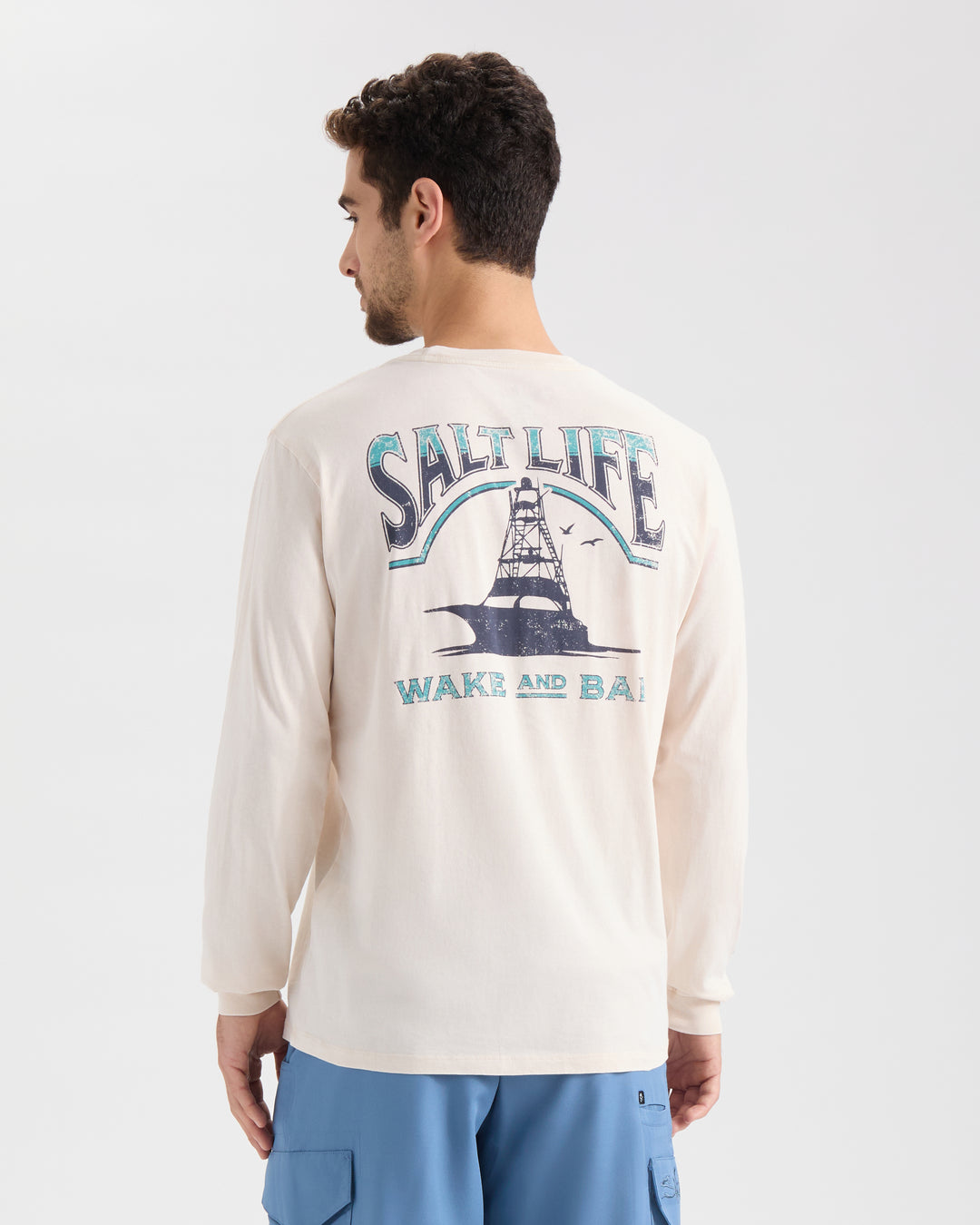 Men’s Wake and Bait Boating Long Sleeve Shirt