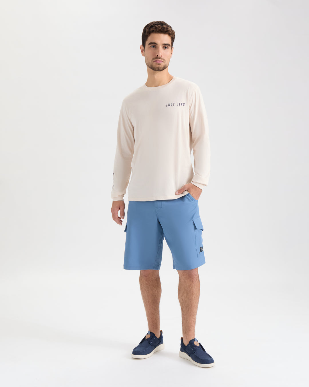 Men’s Wake and Bait Boating Long Sleeve Shirt