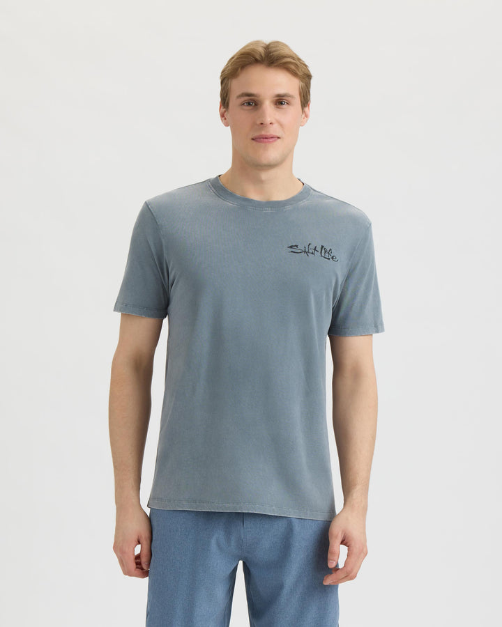 Men’s Bucket List Salt Wash Tee
