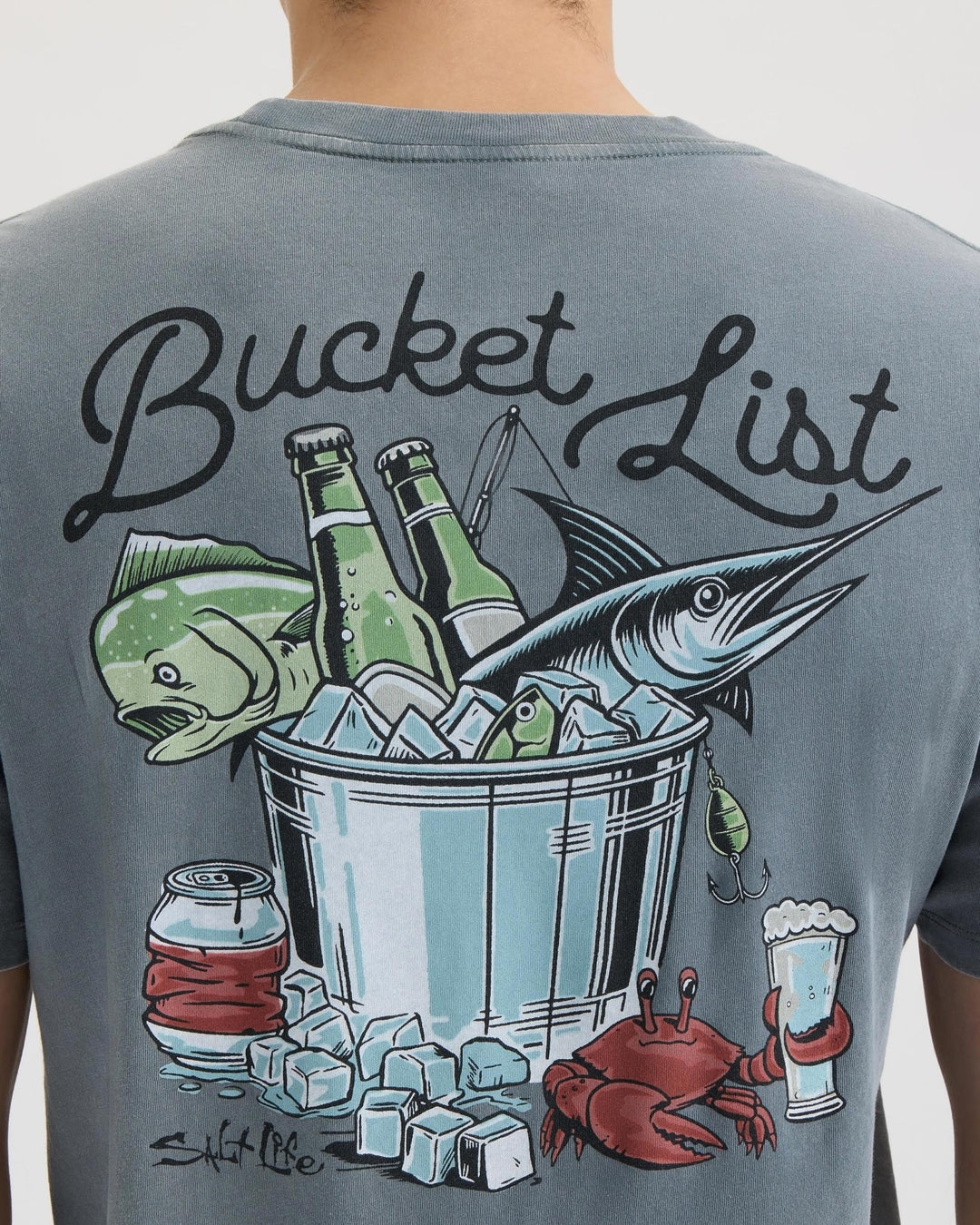 Men’s Bucket List Salt Wash Tee