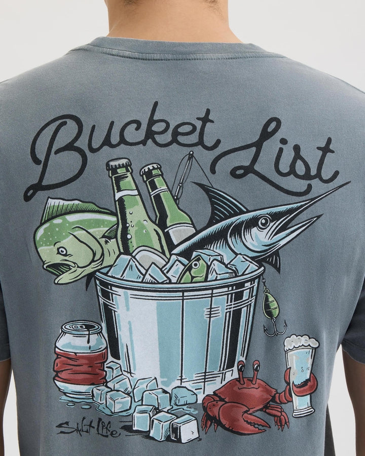 Men’s Bucket List Salt Wash Tee