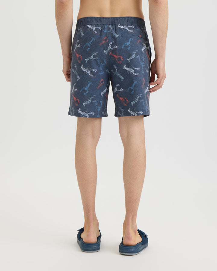 Men’s Harbor Claws Printed Volley Boardshorts
