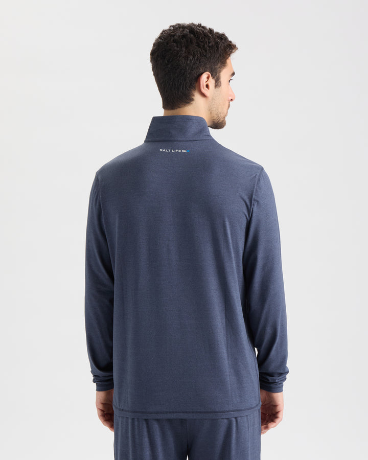 Men's Stamina Zip Mock Neck Performance Pullover