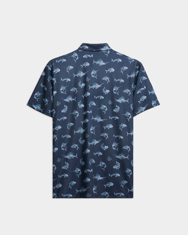 Men's Fish N' Bones Americana SLX Performance Polo