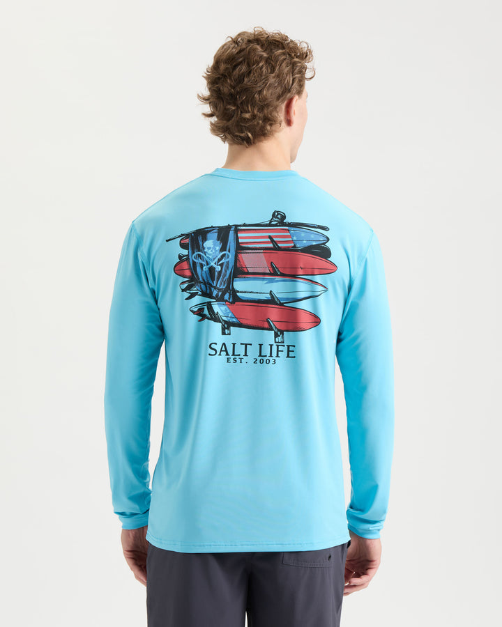 Men's American Quiver Long Sleeve SLX Performance Shirt