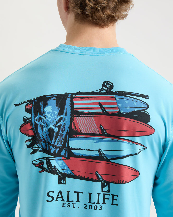 Men's American Quiver Long Sleeve SLX Performance Shirt