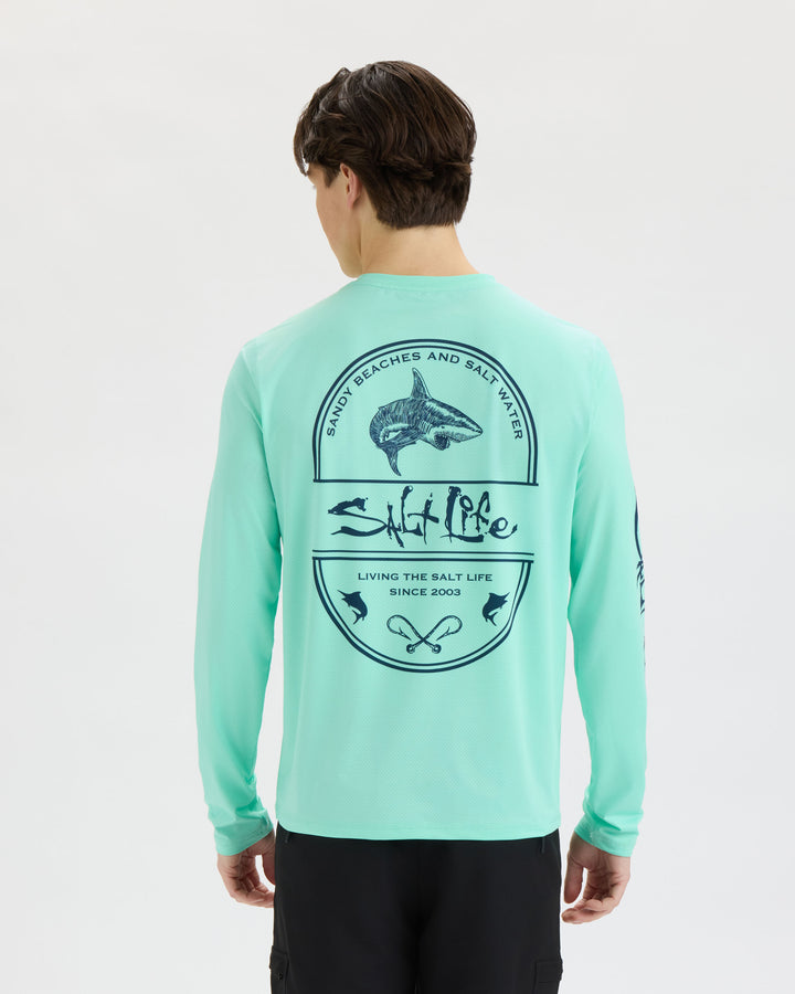 Men’s Salt Water Perforated SLX Performance Tee