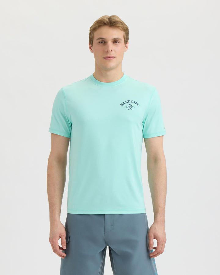 Men’s Bone Fish Crest SLX Performance Short Sleeve Tee