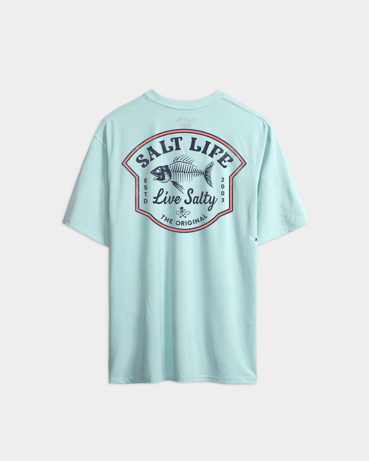 Men’s Bone Fish Crest SLX Performance Short Sleeve Tee