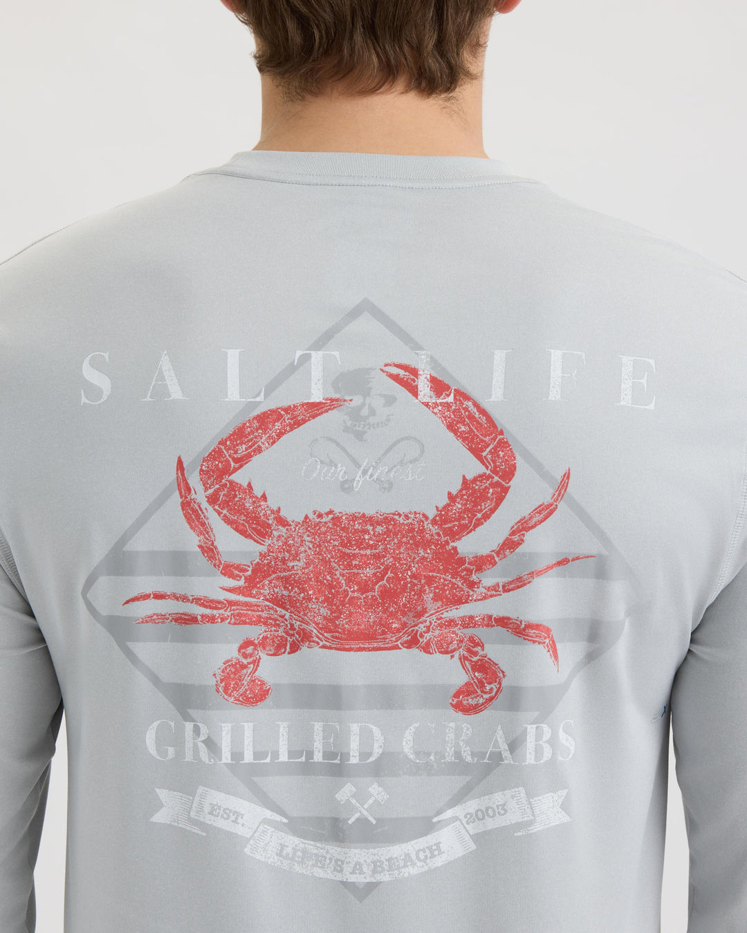 Men’s Crab Hammer SLX Performance Long Sleeve Tee
