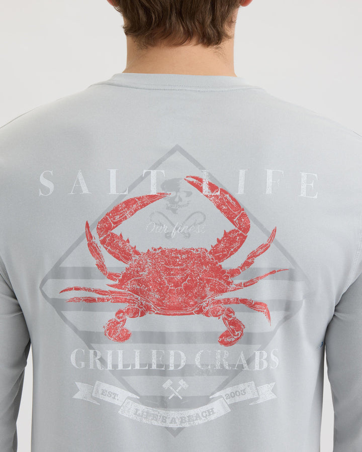 Men’s Crab Hammer SLX Performance Long Sleeve Tee