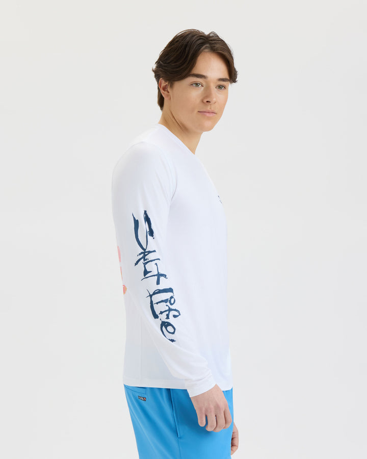 Men’s Americana Tuna SLX Performance  Long Sleeve Tee