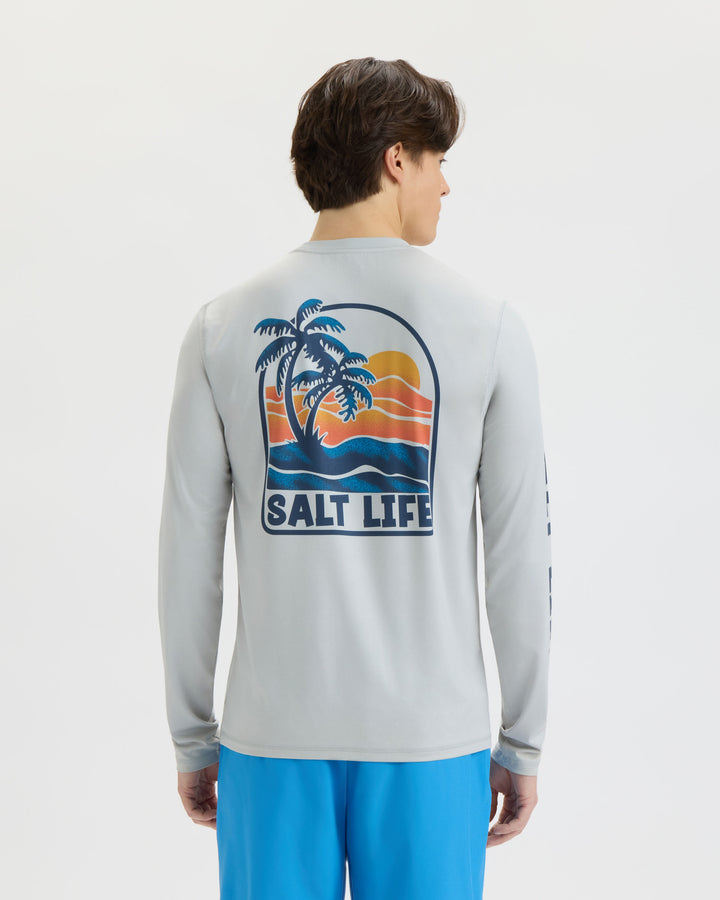Men’s Salt Life Sunset Long Sleeve SLX Performance Tee