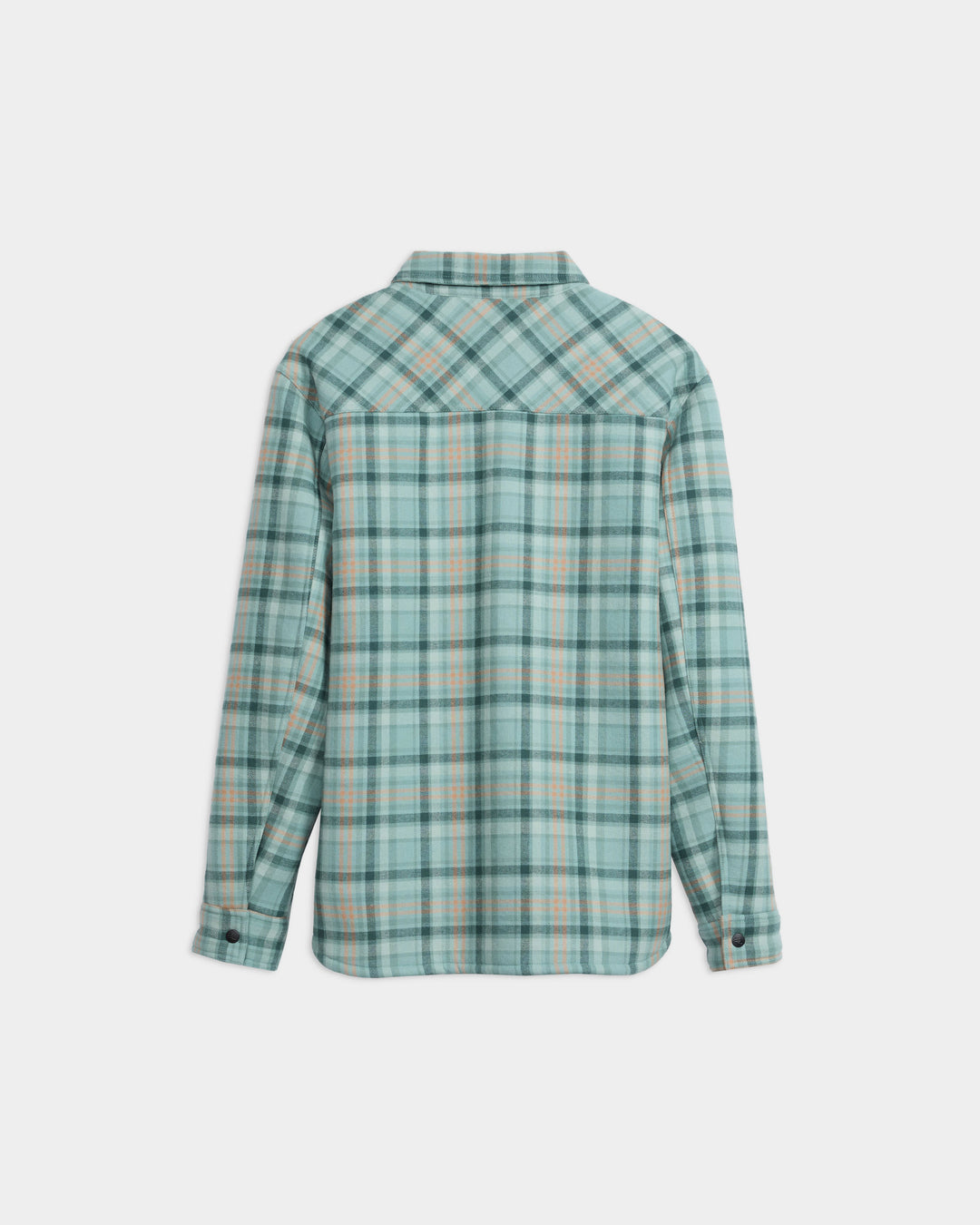 Men's Dockside Flannel Sherpa Bonded Shacket teal