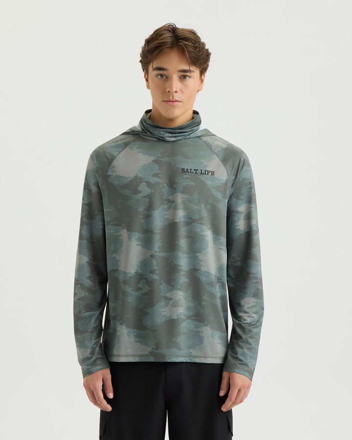 Men's Tidefall Camo SLX Perforated Hoodie