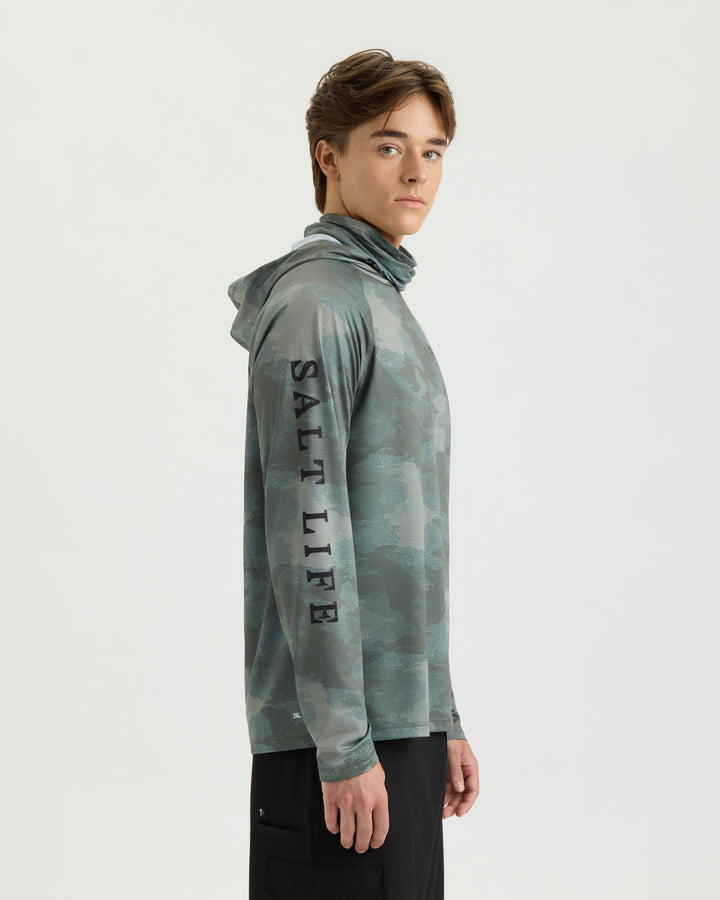 Men's Tidefall Camo SLX Perforated Hoodie