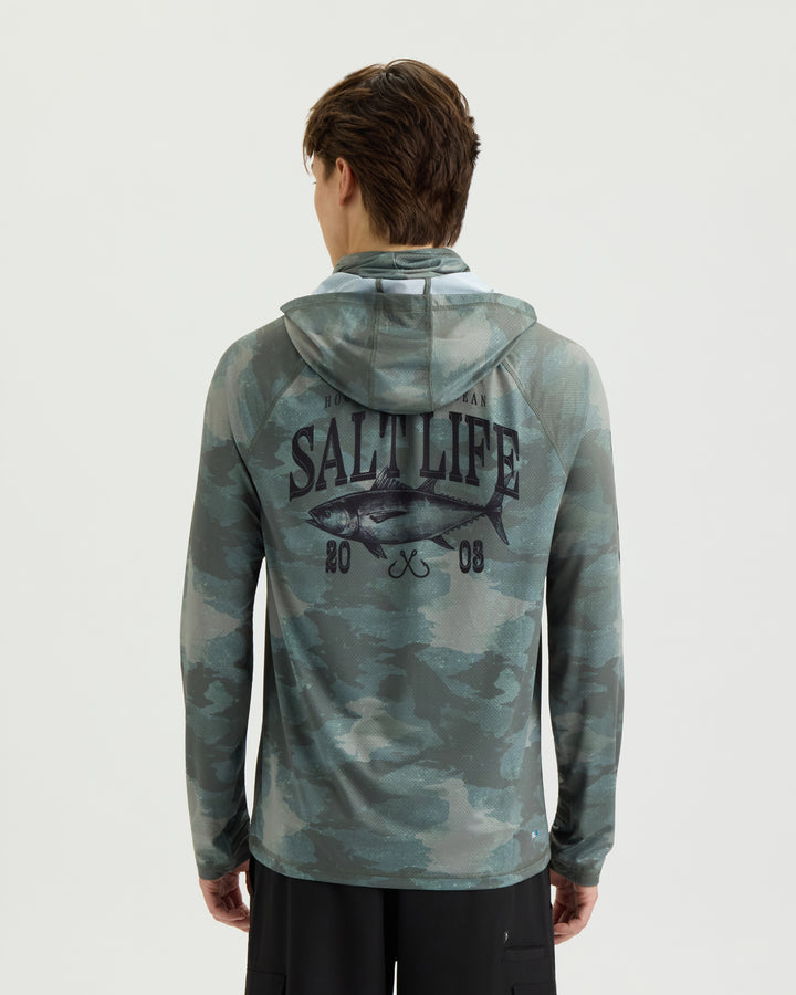 Men's Tidefall Camo SLX Perforated Hoodie