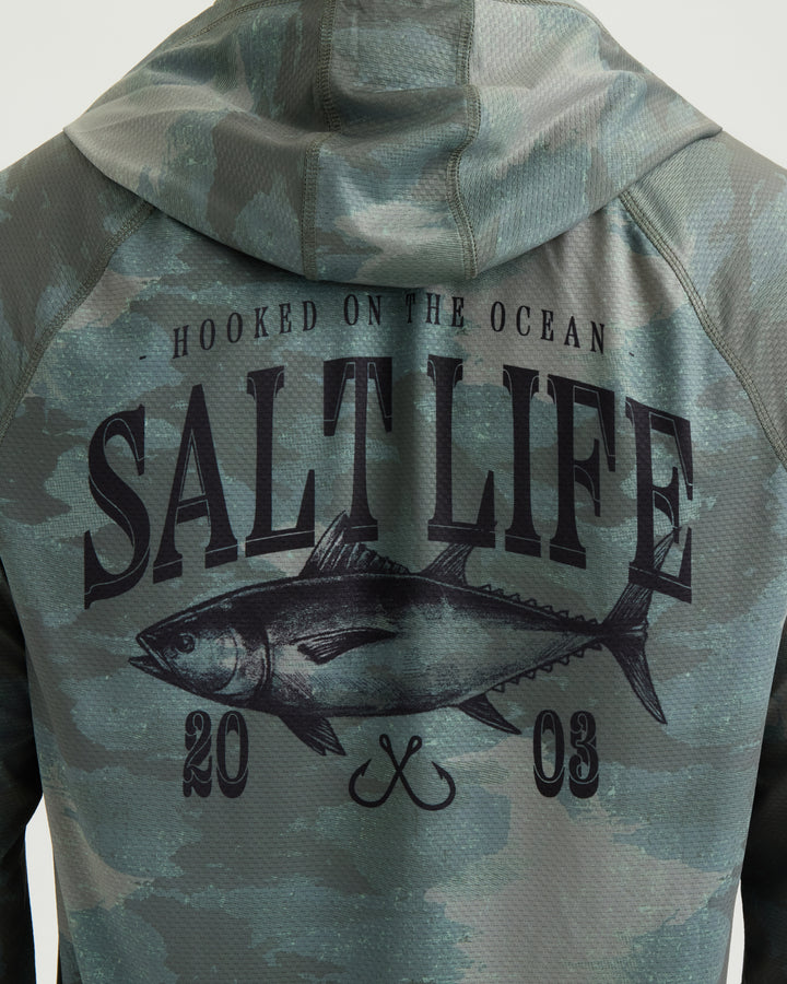Men's Tidefall Camo SLX Perforated Hoodie
