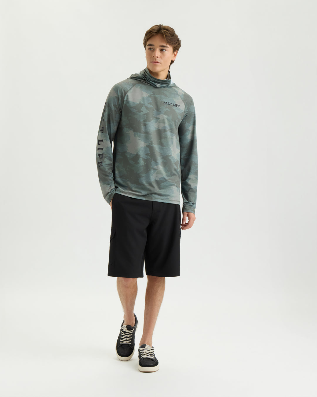 Men's Tidefall Camo SLX Perforated Hoodie