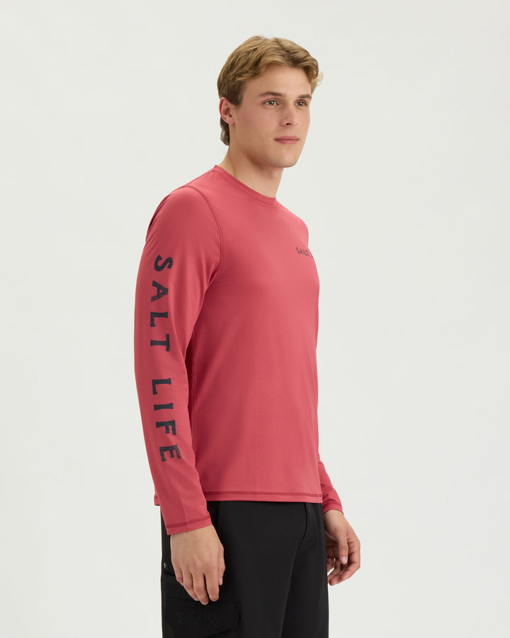 Men's Offshore Legends LS SLX Perforated Mesh Tee