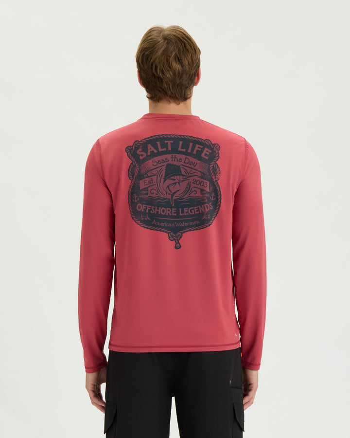 Men's Offshore Legends LS SLX Perforated Mesh Tee