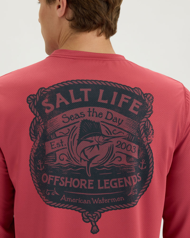 Men's Offshore Legends LS SLX Perforated Mesh Tee