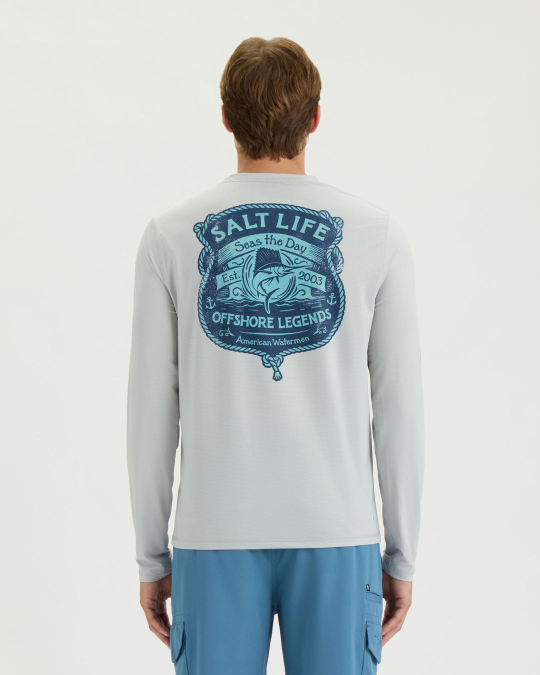Men's Offshore Legends LS SLX Perforated Mesh Tee