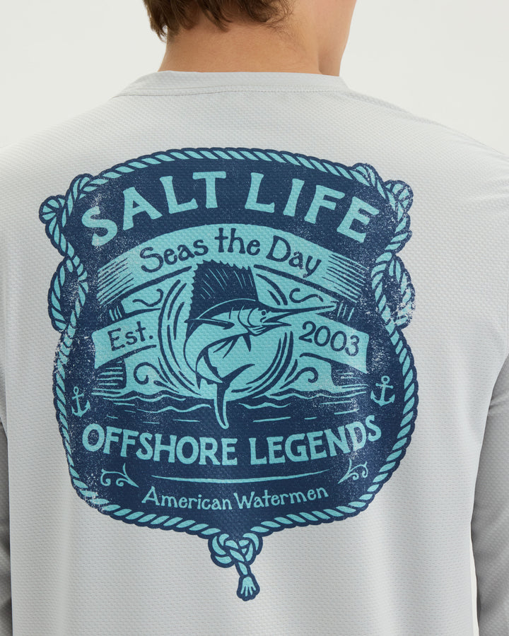 Men's Offshore Legends LS SLX Perforated Mesh Tee