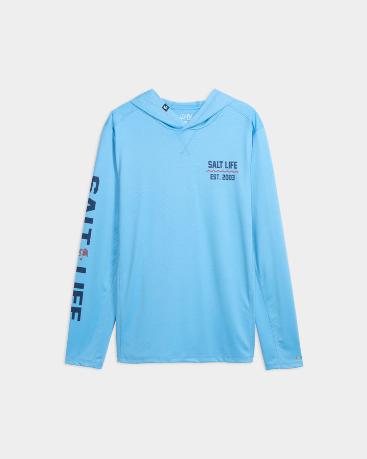 Men's Navigator Badge LS SLX Perforated Hoodie
