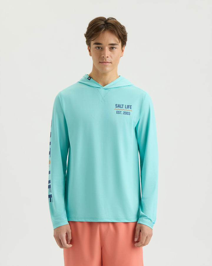 Men's Navigator Badge LS SLX Perforated Hoodie