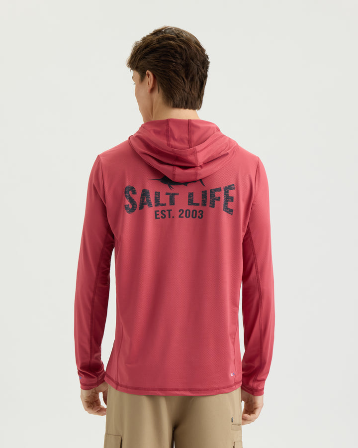 Men's Heritage Marline LS SLX Perforated Hoodie