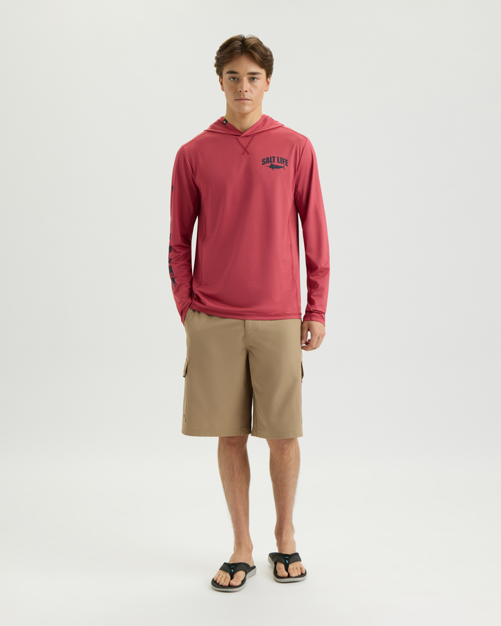 Men's Heritage Marline LS SLX Perforated Hoodie