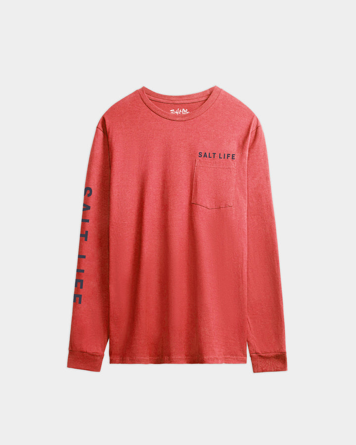 Youth Legacy Camo Badge Long Sleeve Tee