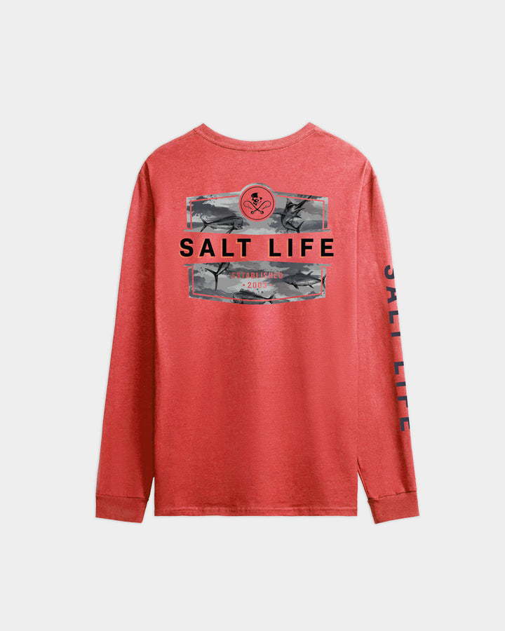 Youth Legacy Camo Badge Long Sleeve Tee