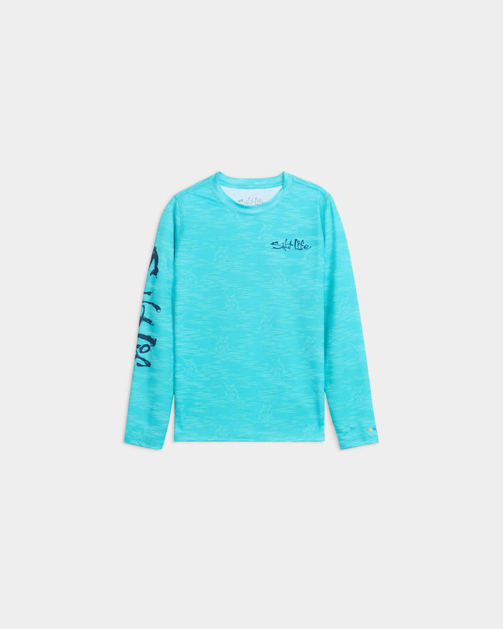 Youth Marlin Drift SLX Performance Long Sleeve Tee