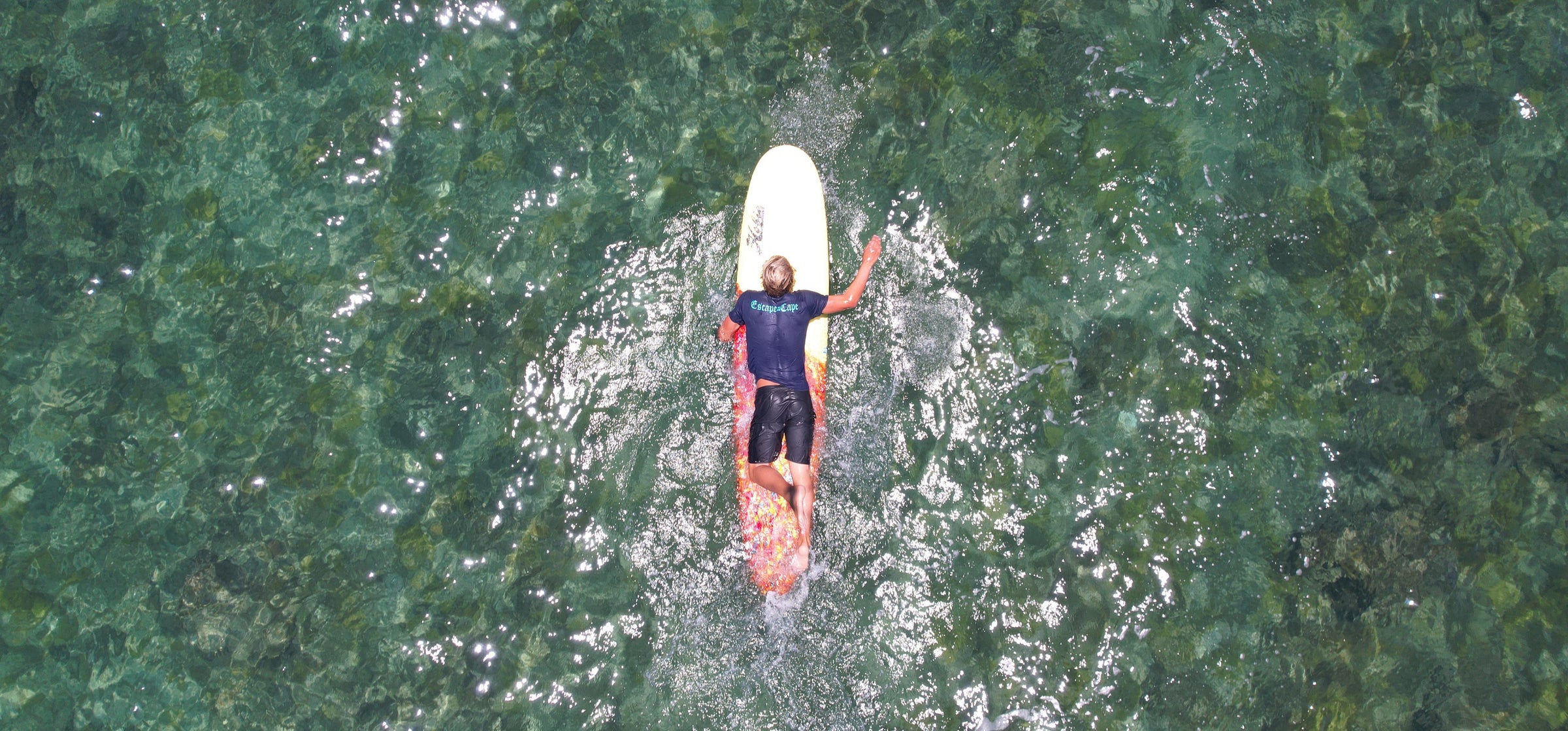 man on surfboard